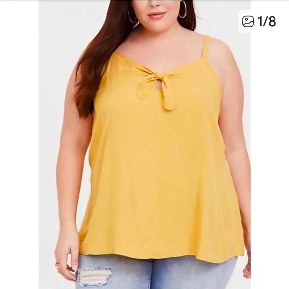 Torrid Mustard Yellow Camisole Top Size 4x